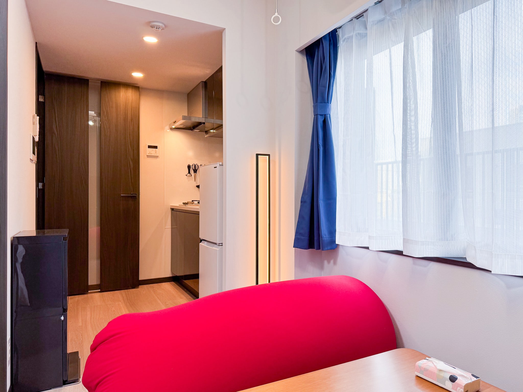 Triphome Higashi Shinjuku 旅屋東新宿|藍白清新系裝潢風 / 步行可到東京最大韓國城與新宿商圈 - 綠意四人房