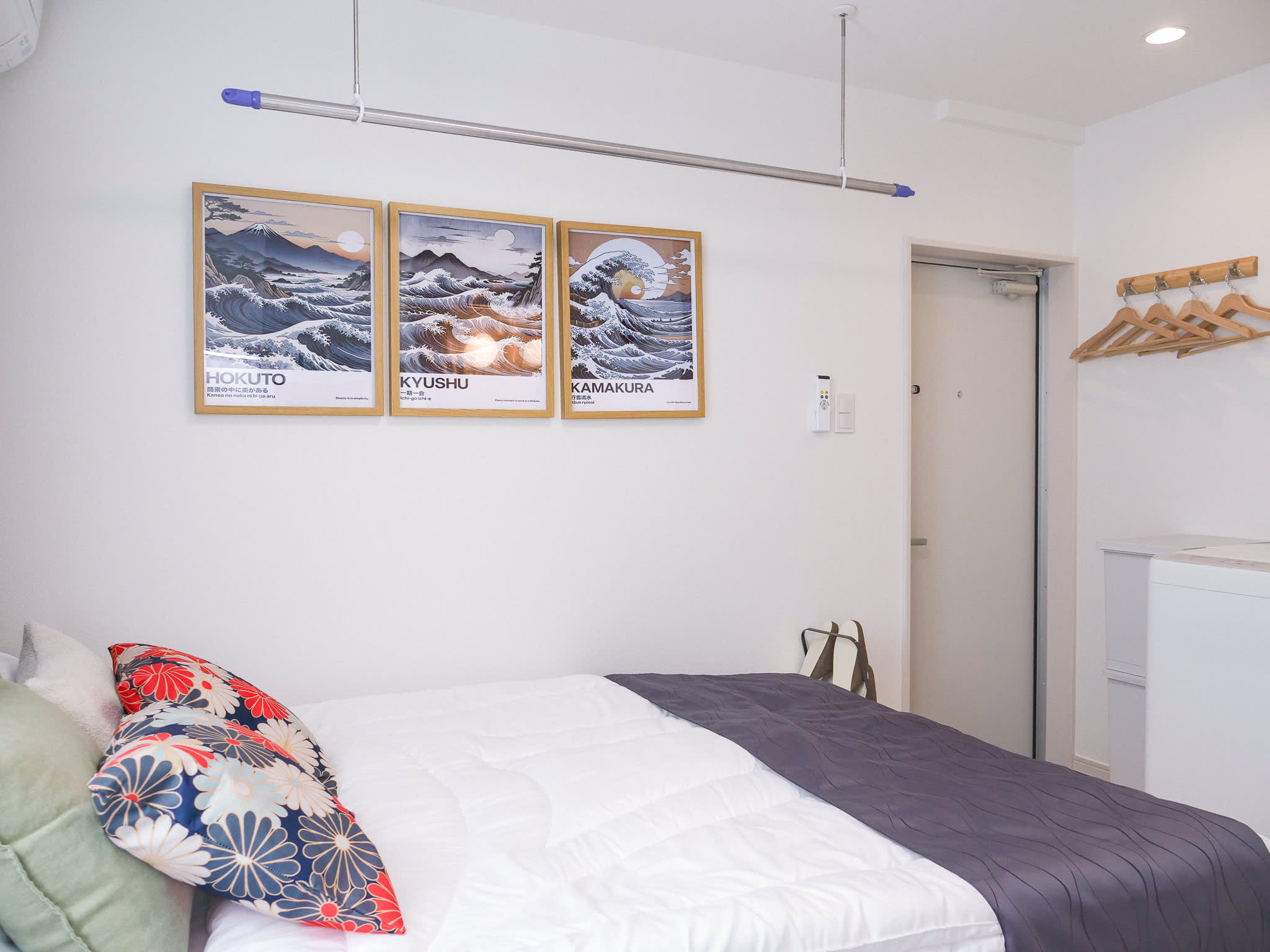 Triphome Shinokubo WUJI 旅屋新大久保 WUJI|2026 全新開幕 獨立衛浴 / 新宿 JR新大久保站走路4分鐘 - 浮世繪風雙人房
