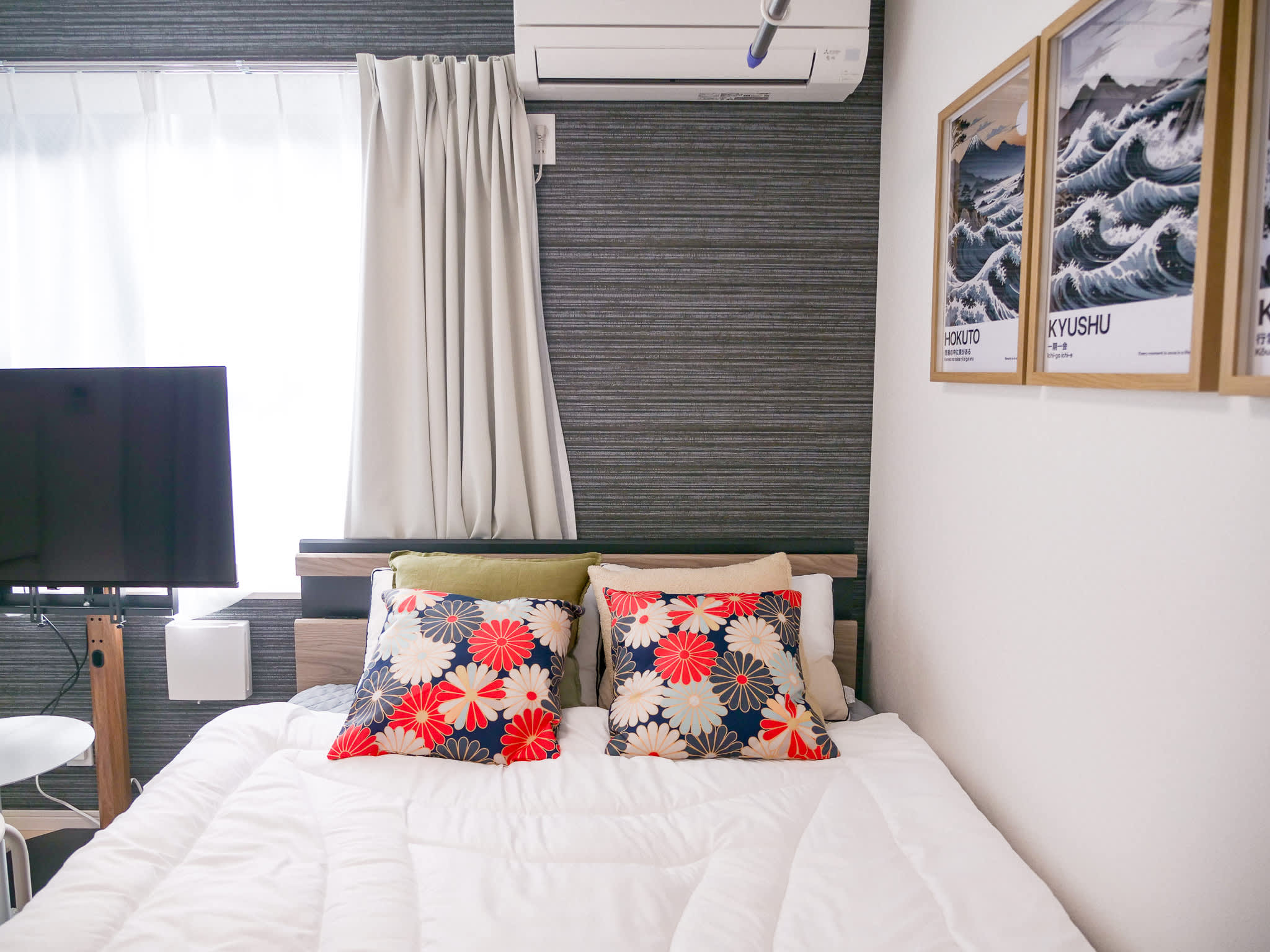 Triphome Shinokubo WUJI 旅屋新大久保 WUJI|2026 全新開幕 獨立衛浴 / 新宿 JR新大久保站走路4分鐘 - 浮世繪風雙人房