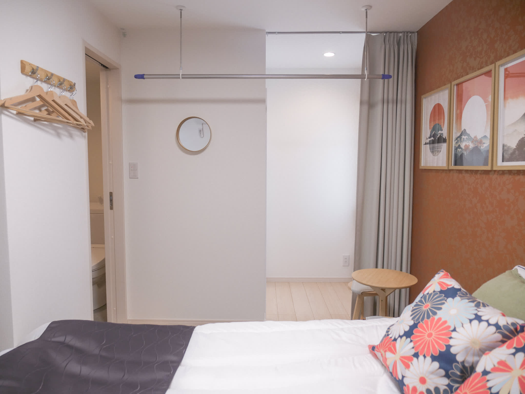 Triphome Shinokubo WUJI 旅屋新大久保 WUJI|2026 全新開幕 獨立衛浴 / 新宿 JR新大久保站走路4分鐘 - 浪漫楓情雙人房