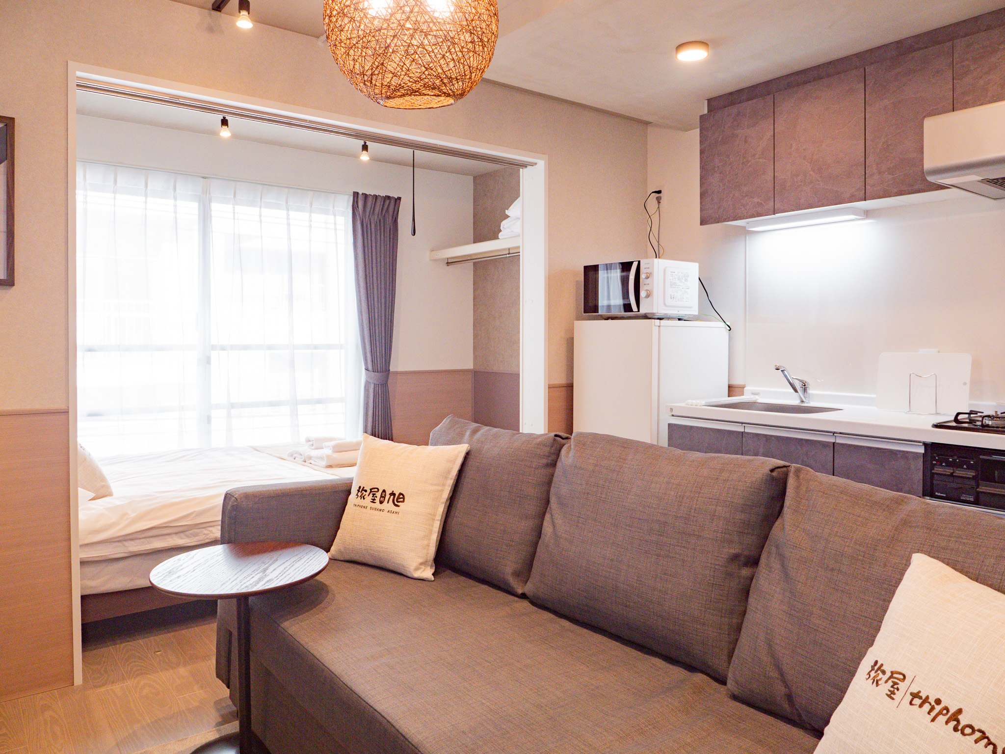 Triphome Sugamo Label 旅屋巢鴨二館|2026年全新完工建築 時尚套房 / 山手線車站步行4分鐘 / 近巢鴨人氣商圈 東京名勝六義園 - 溫馨雙人房