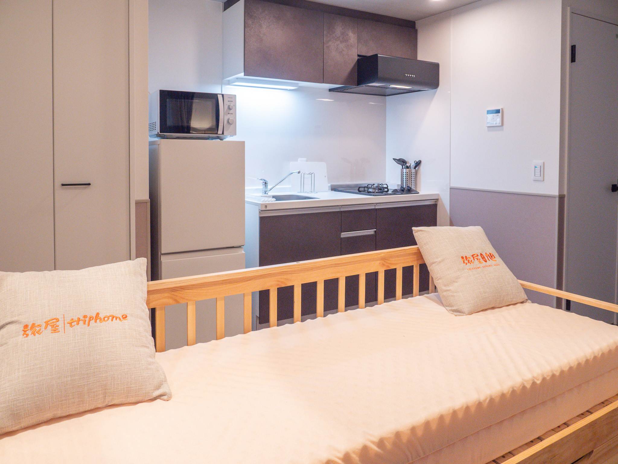 Triphome Sugamo Label 旅屋巢鴨二館|2026年全新完工建築 時尚套房 / 山手線車站步行4分鐘 / 近巢鴨人氣商圈 東京名勝六義園 - 清新雙人房