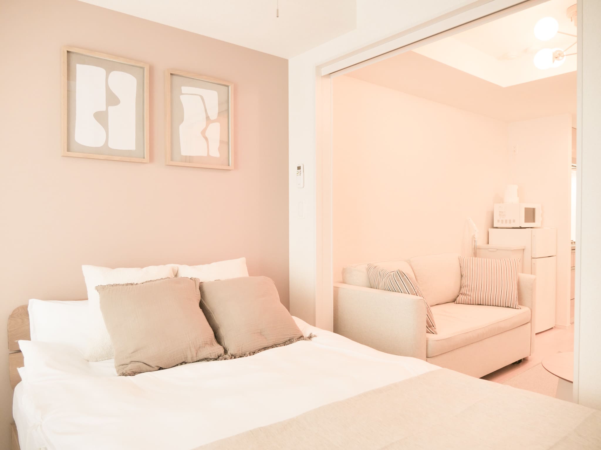 Triphome Toyko Perch 旅屋巢宿 | 全新現代電梯華廈 典雅套房 / 直達新宿、池袋、原宿、澀谷、上野 - 北歐清新四人房