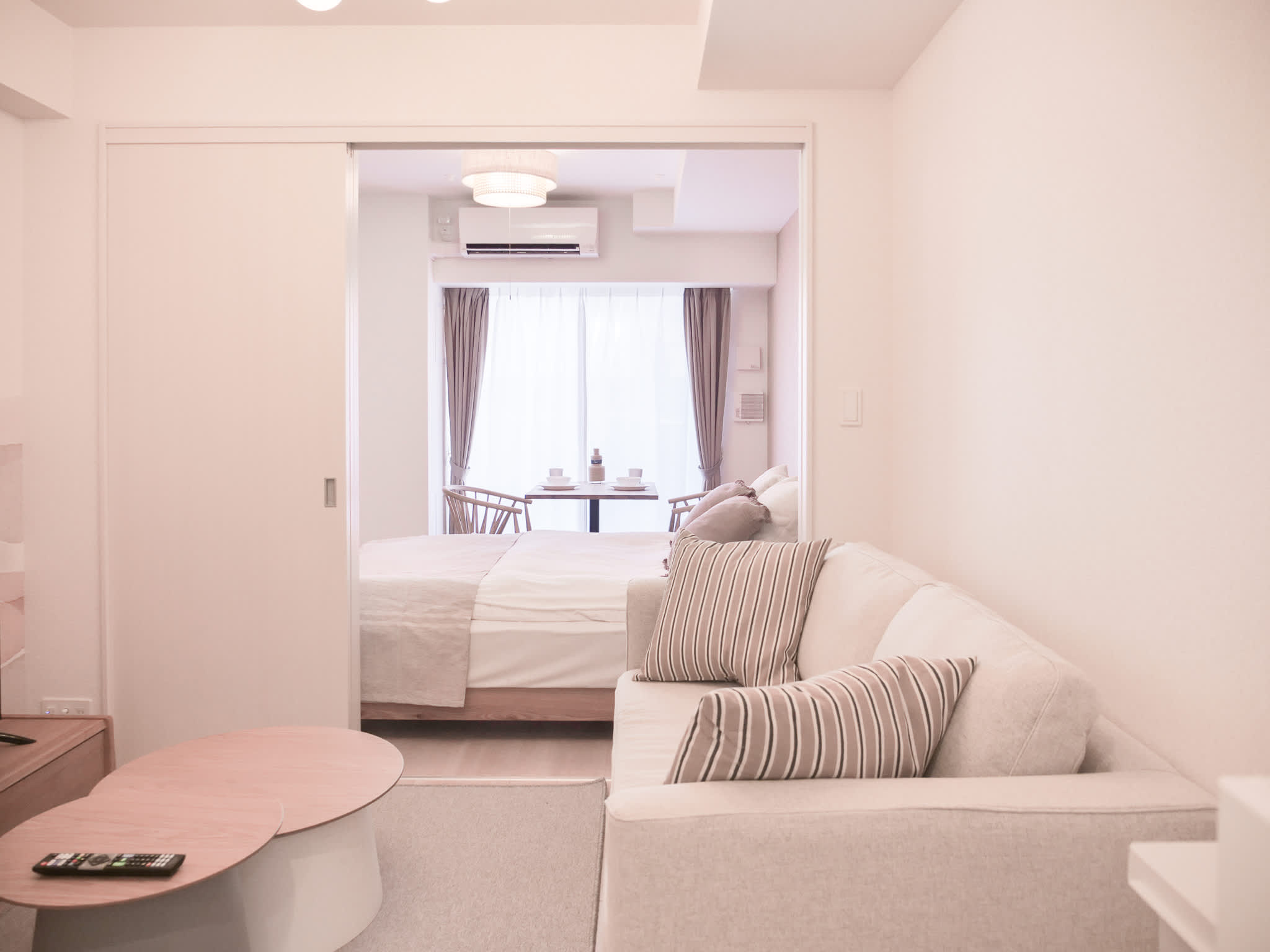 Triphome Toyko Perch 旅屋巢宿 | 全新現代電梯華廈 典雅套房 / 直達新宿、池袋、原宿、澀谷、上野 - 北歐清新四人房